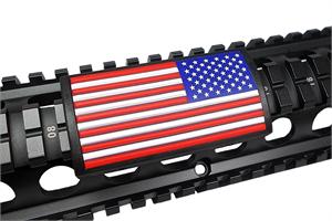 Flag U.S Stars Right Grip PVC Custom Picatinny Rail Cover 